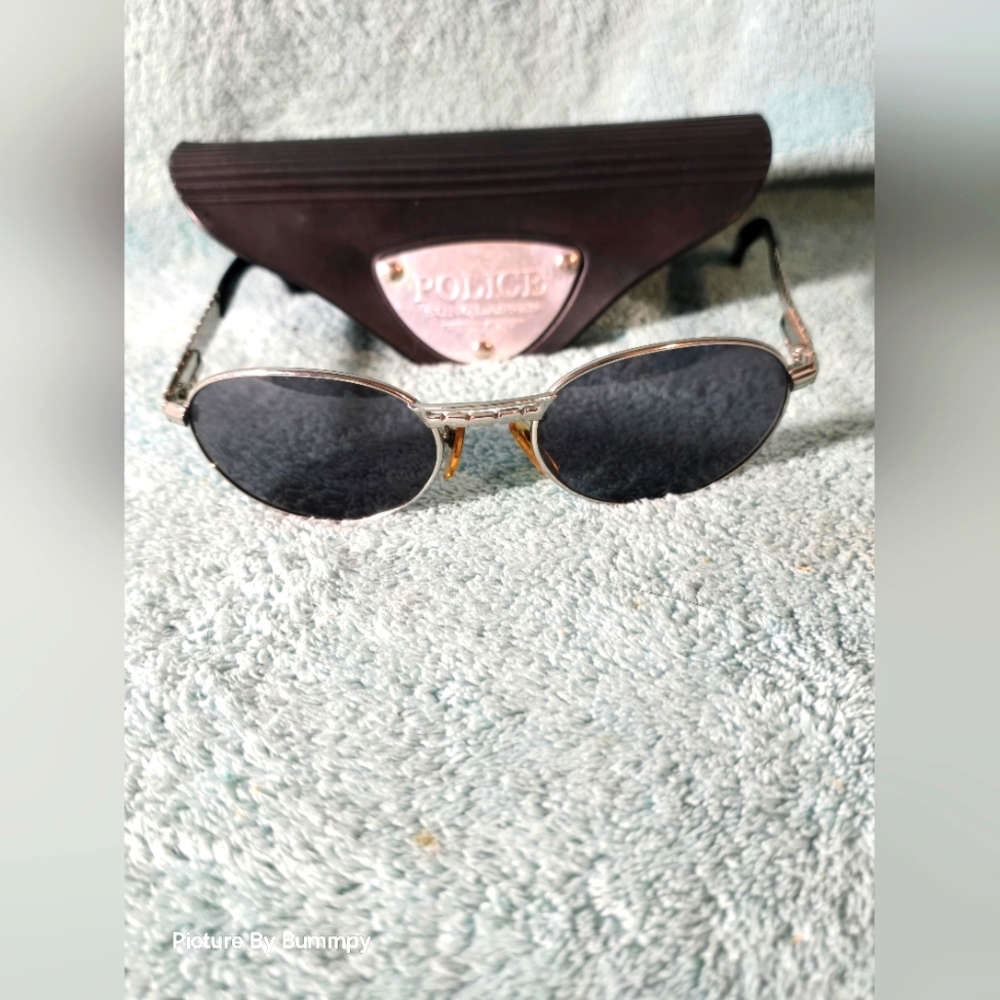 Men's Vintage Italian Made Designer Police Sunglasses